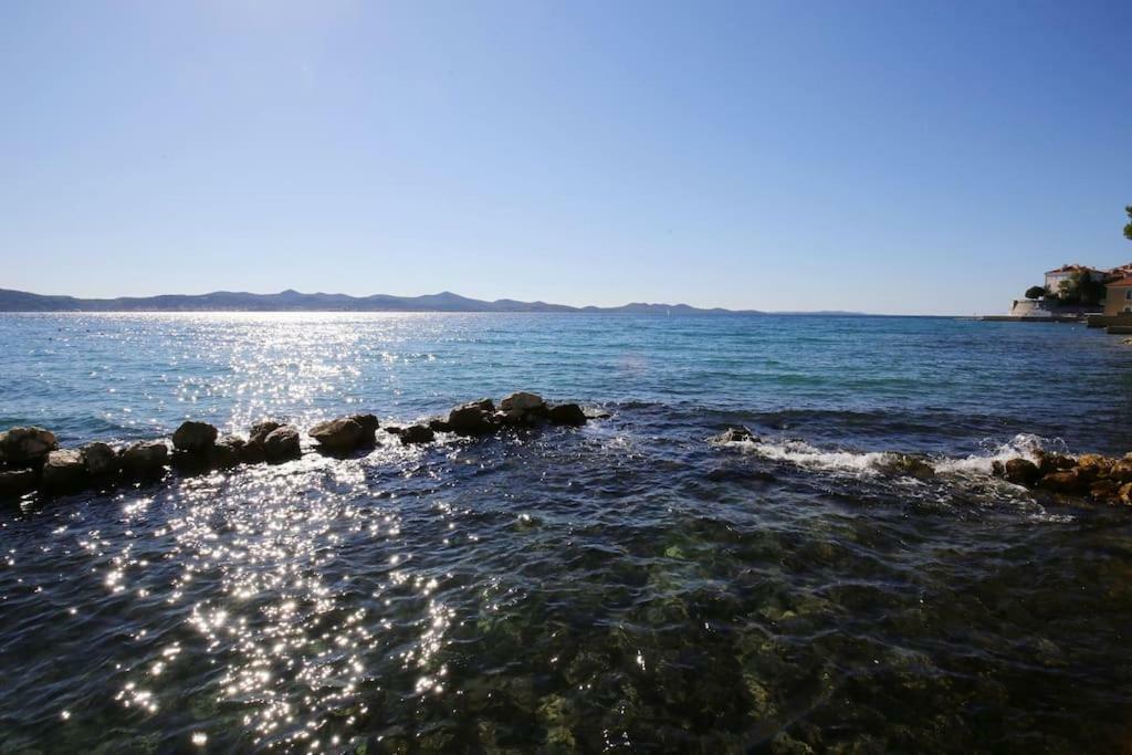 Seafront Beach Apartment - Directly At The Beach Zadar Exteriér fotografie